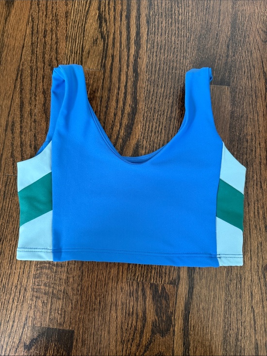 Tiger Friday Other - Tiger Friday Cropped Dance Tank Top Child XL Blue, Green, and Light Blue